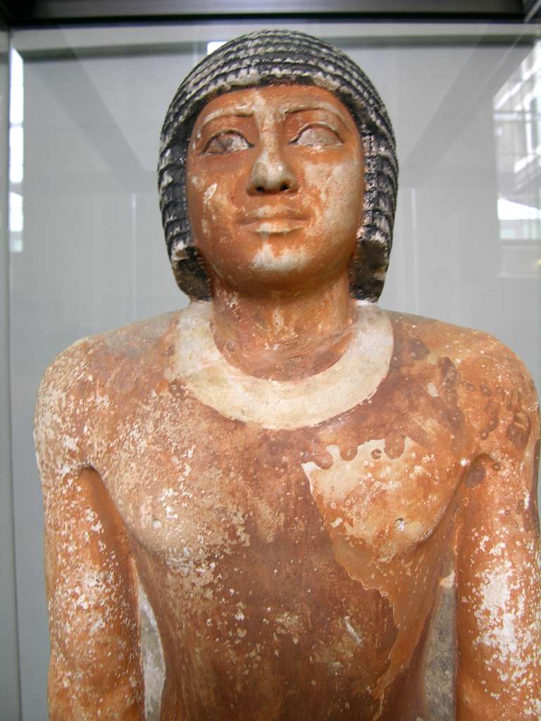 British Museum Top 20 08 Nenkheftka 8 Nenkheftka  tomb at Deshasha Egypt, 2400 BC, 1.3m high. The painted limestone statue of a provincial official has excellent facial features and great detail on the wig. Statues such as this were intended to keep the memory and the personality of the deceased person alive, so that even if his body were destroyed his spirit would still be able to reside in the statue.